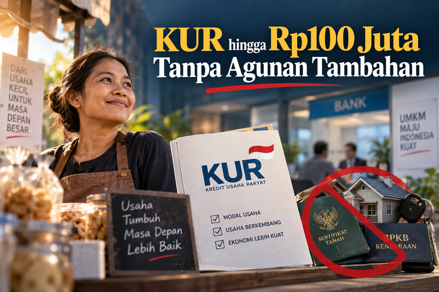 KUR dibawah Rp 100 Juta Tanpa Jaminan